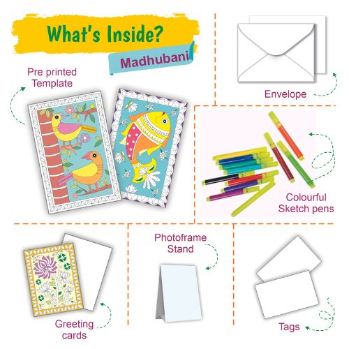 Madhubani Folk Art Print