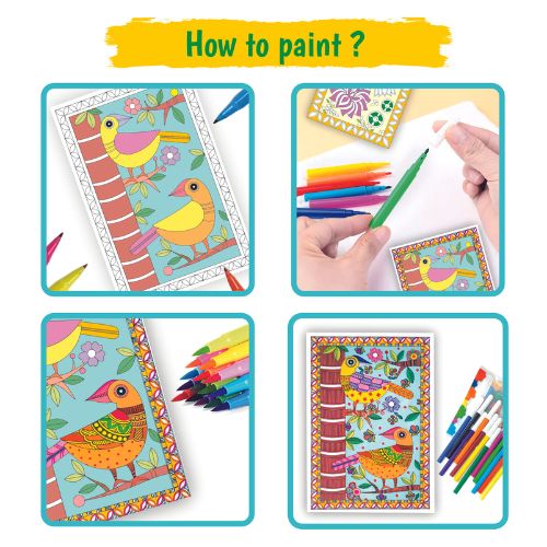 Madhubani Folk Art Print