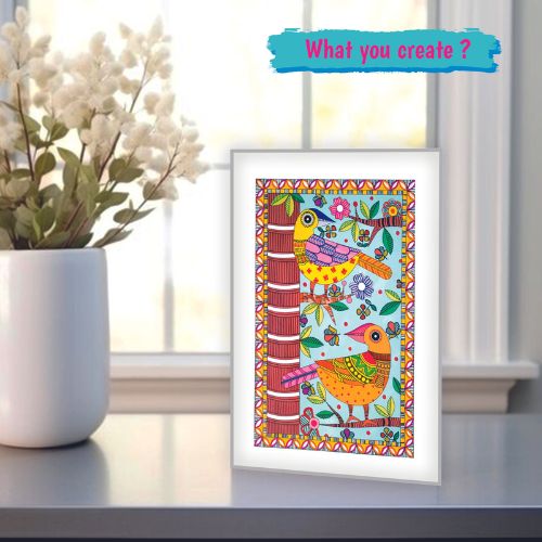 Madhubani Folk Art Print