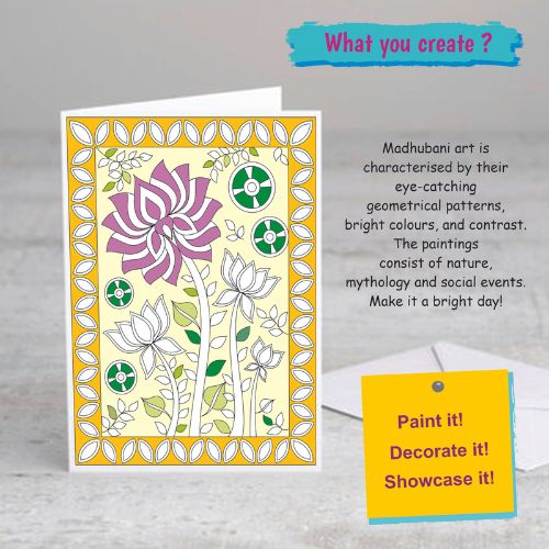 Madhubani Folk Art Print