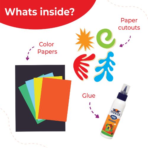 Paper Collage Inspired by henri matisse